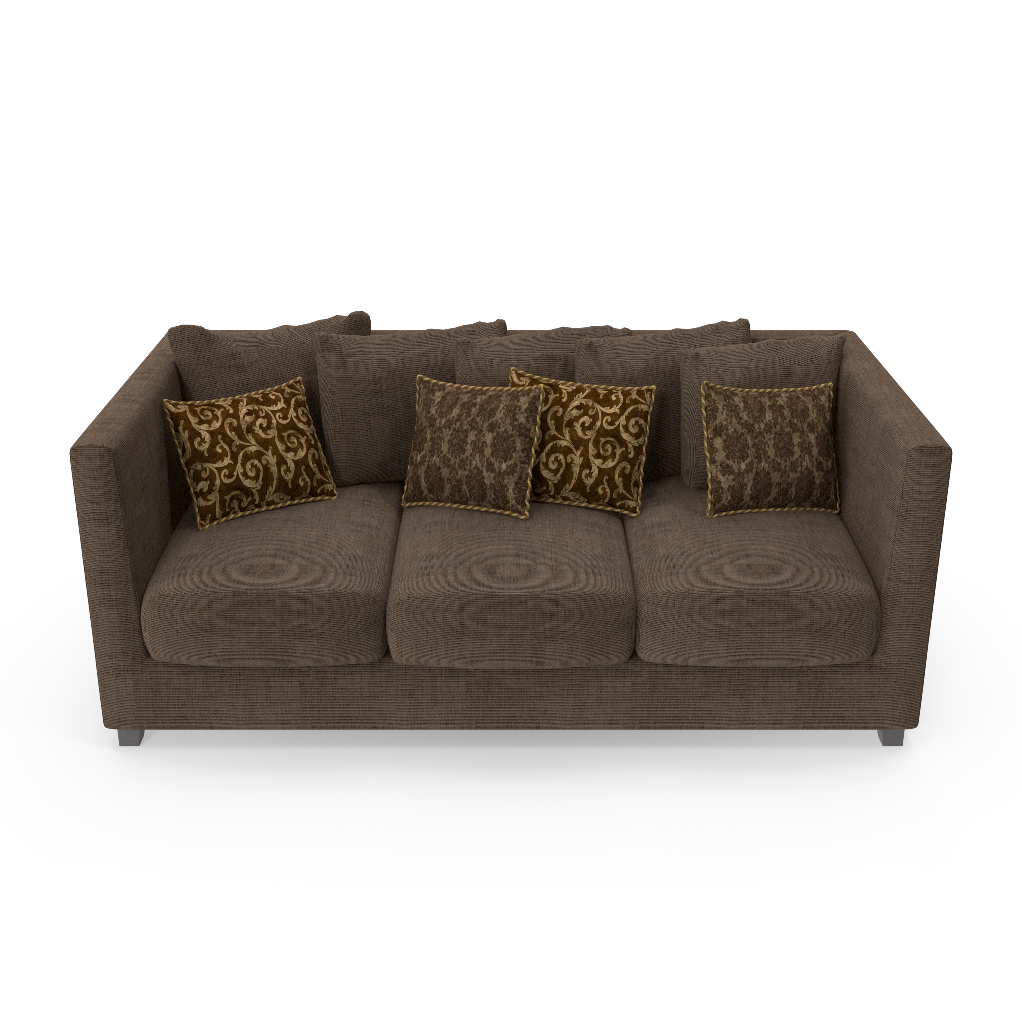 Cozy Contemporary Three-Seater Sofa - NORMCORE™ Minimalistic