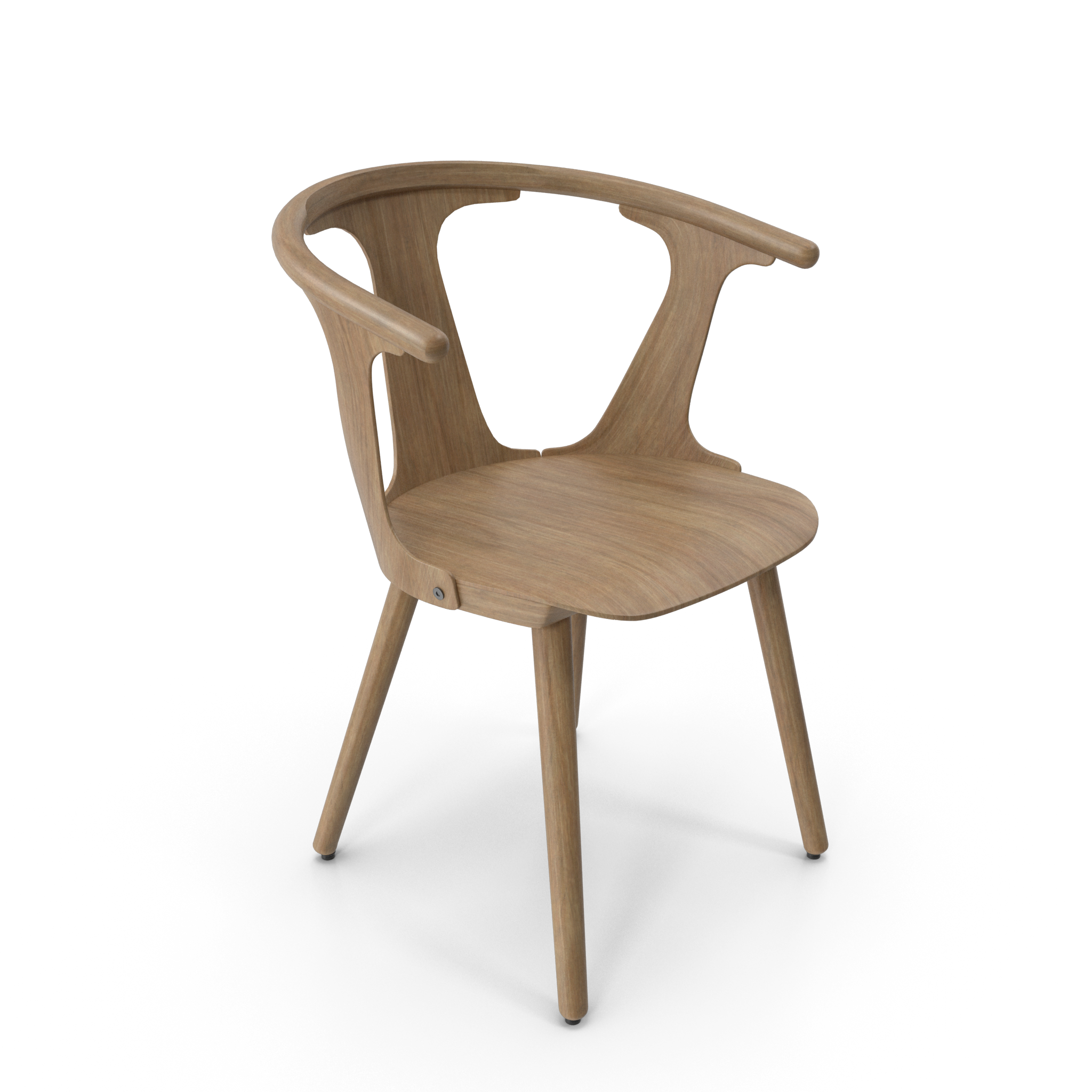 Sculptural Wood Dining Chair - NORMCORE™ Minimalistic