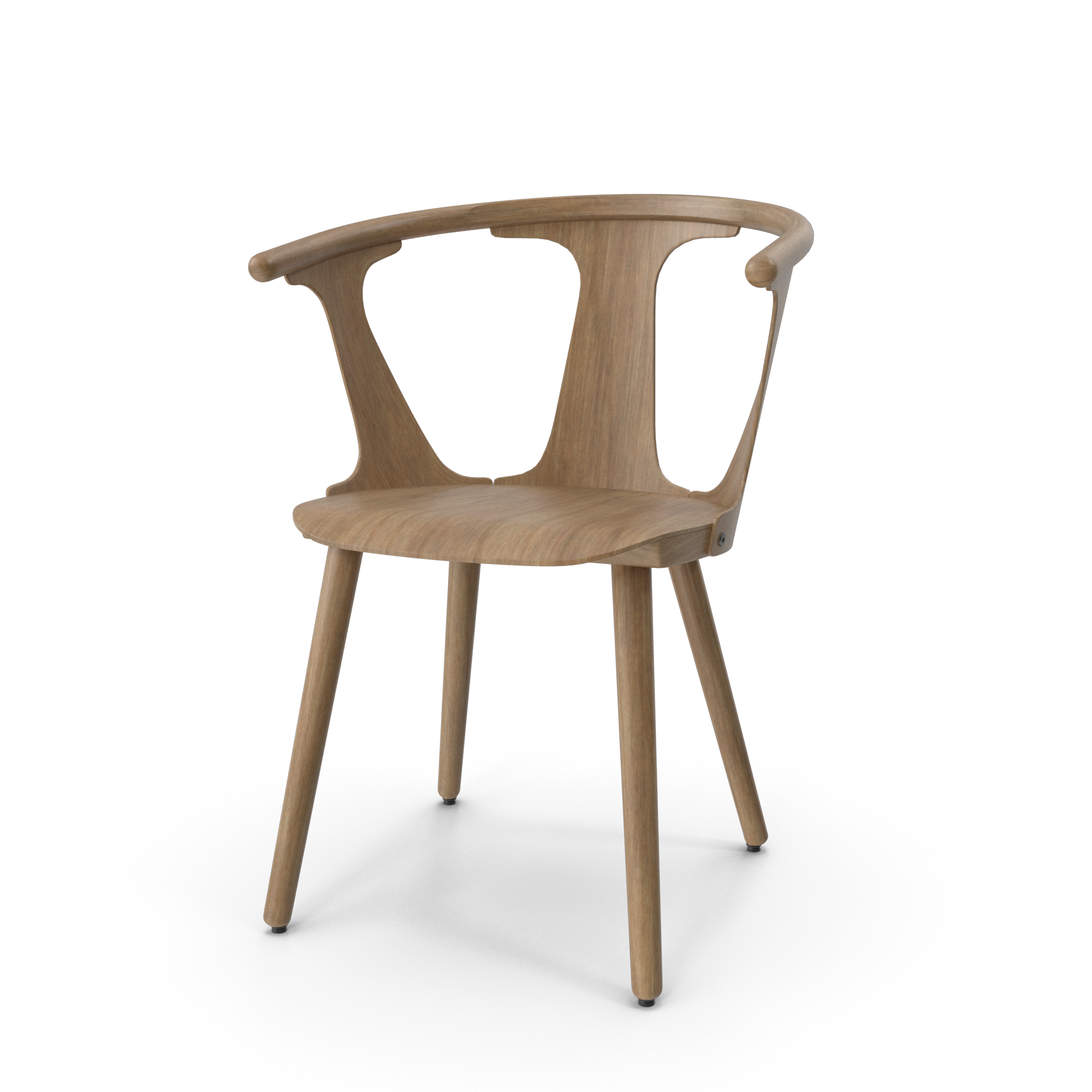 Sculptural Wood Dining Chair - NORMCORE™ Minimalistic