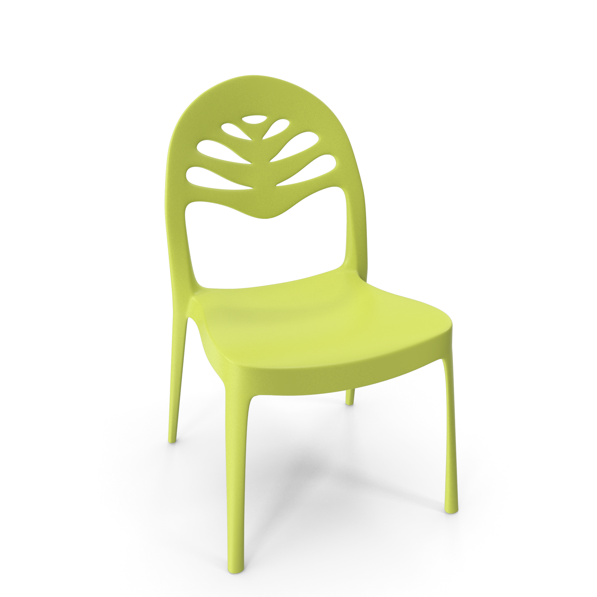 Leaf Back Stacking Chair - NORMCORE™ Minimalistic