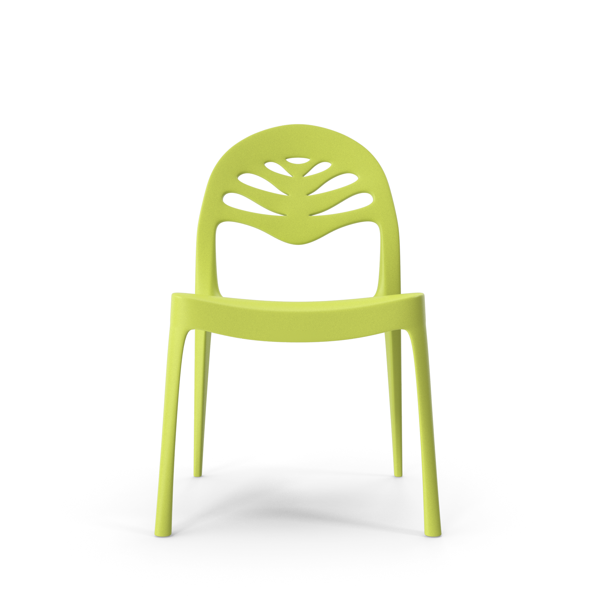 Leaf Back Stacking Chair - NORMCORE™ Minimalistic