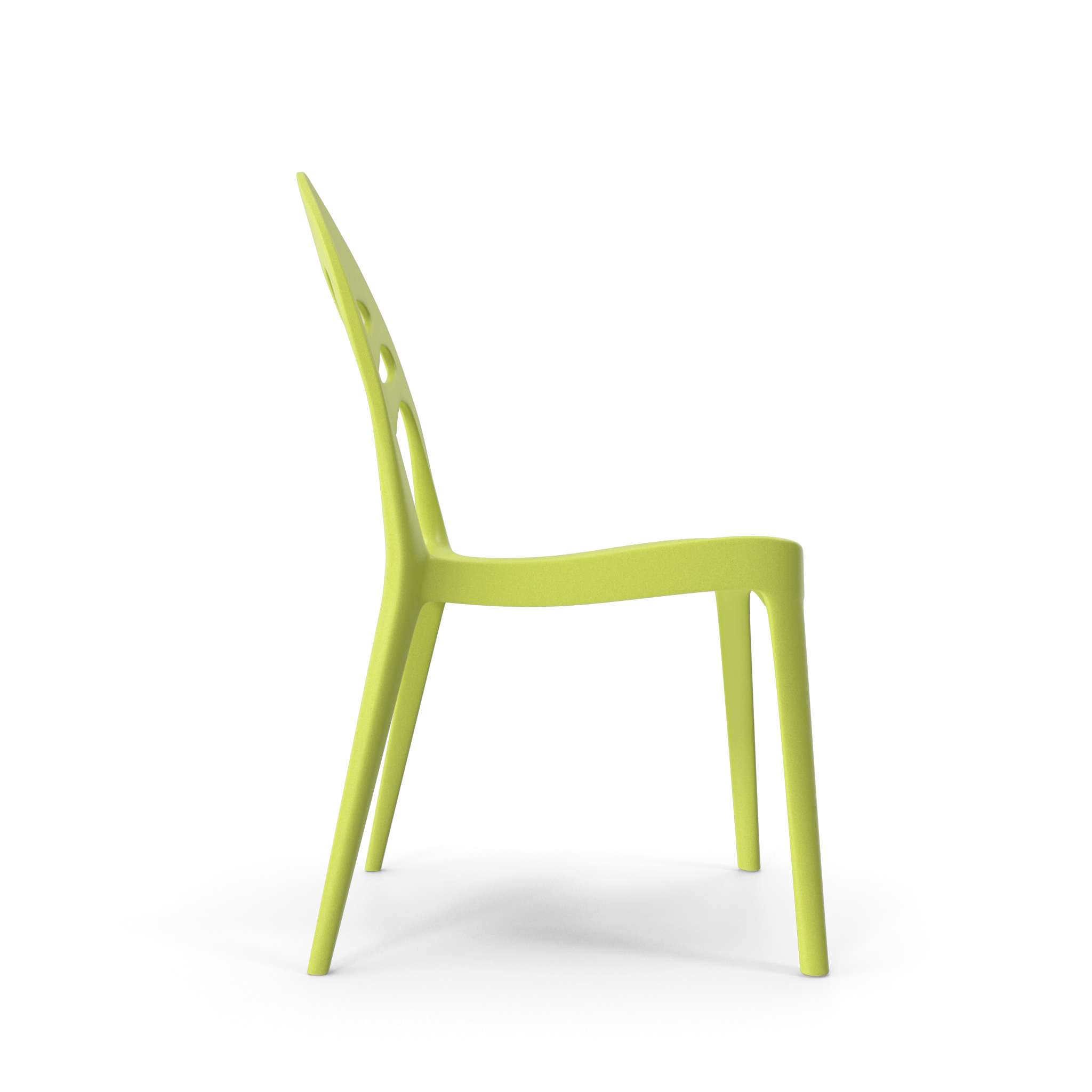 Leaf Back Stacking Chair - NORMCORE™ Minimalistic