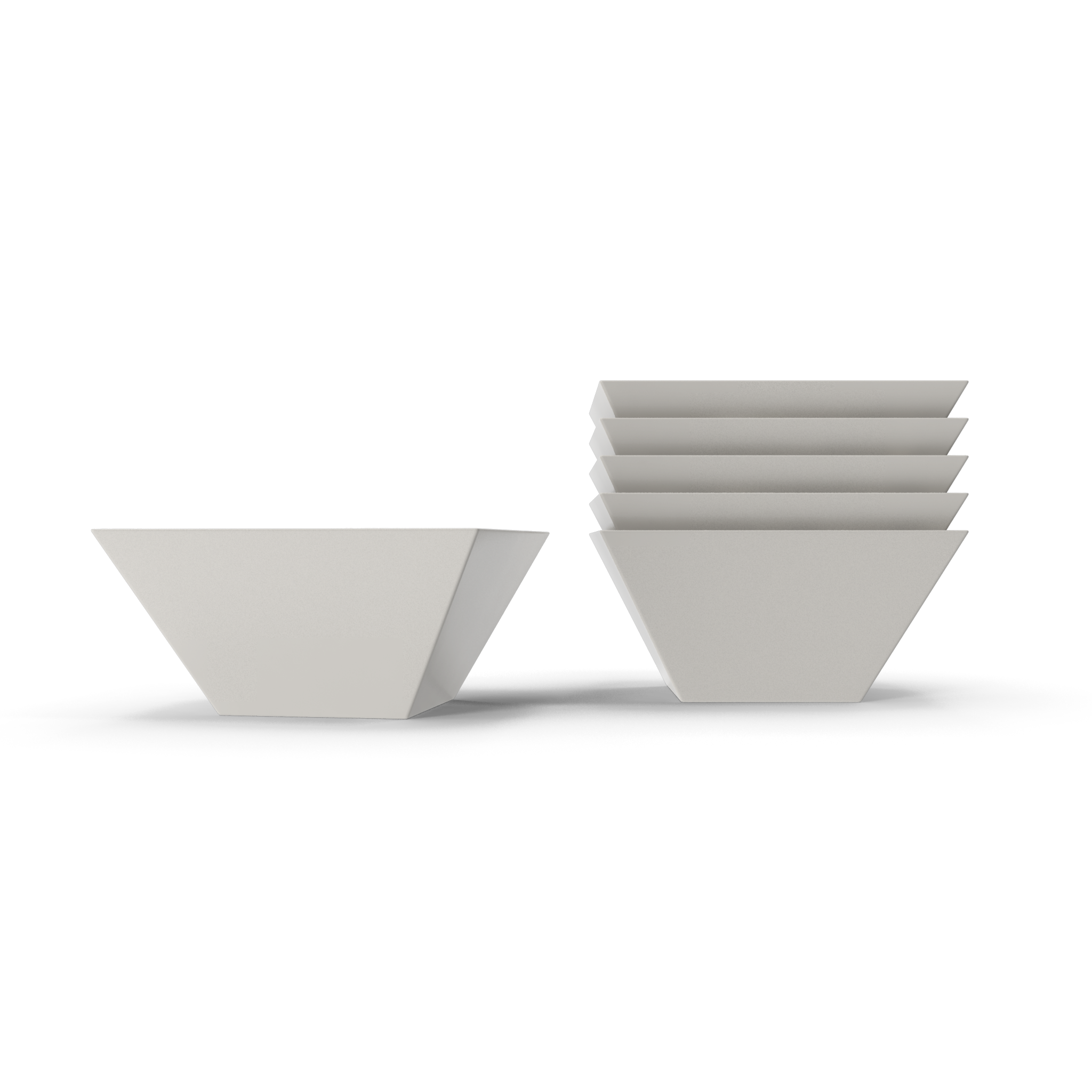 Square bowls - NORMCORE™ Minimalistic