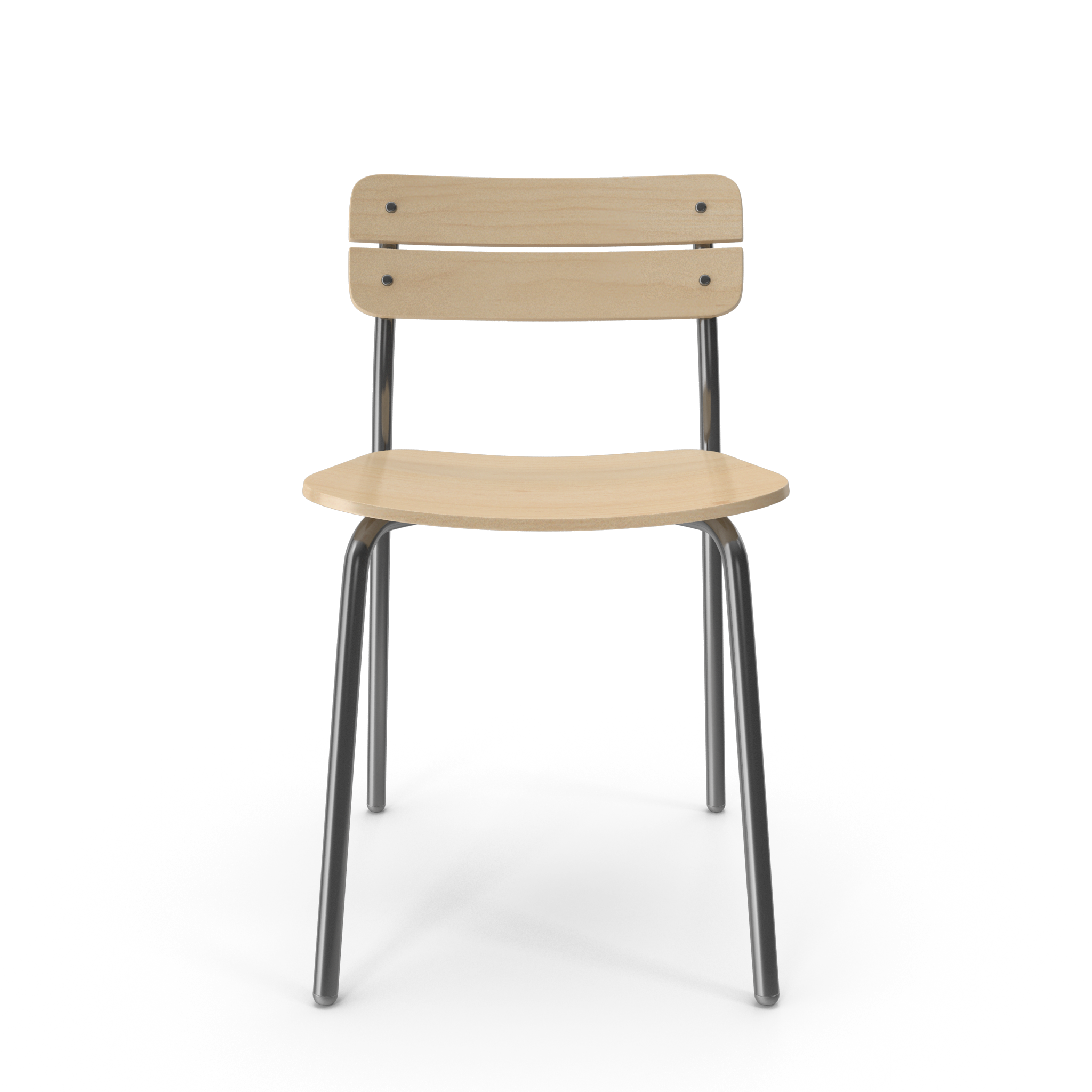 Industrial Schoolhouse Chair - NORMCORE™ Minimalistic
