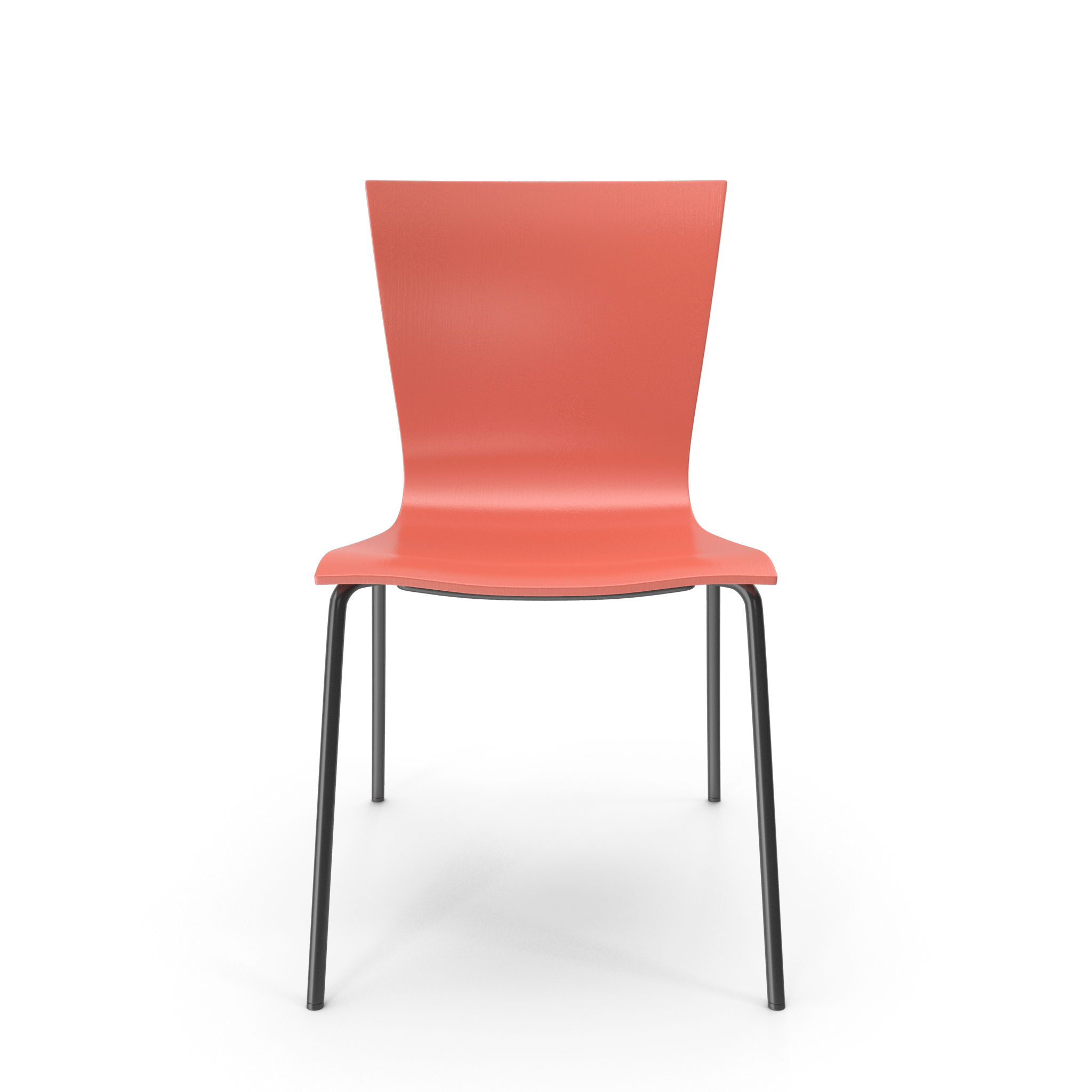 Modern Molded Plastic Dining Chair - NORMCORE™ Minimalistic