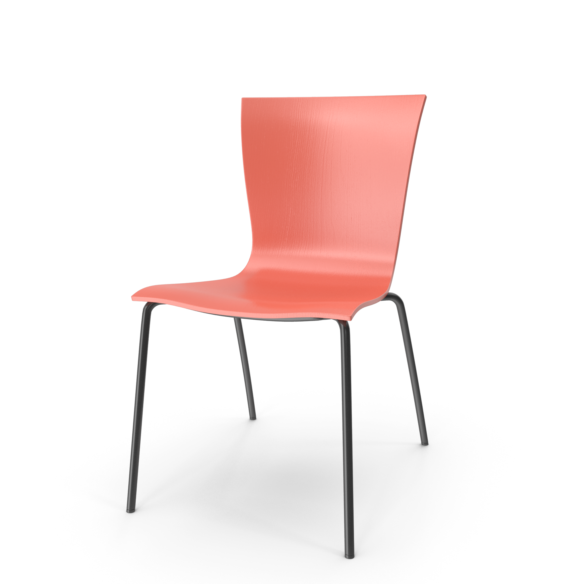 Modern Molded Plastic Dining Chair