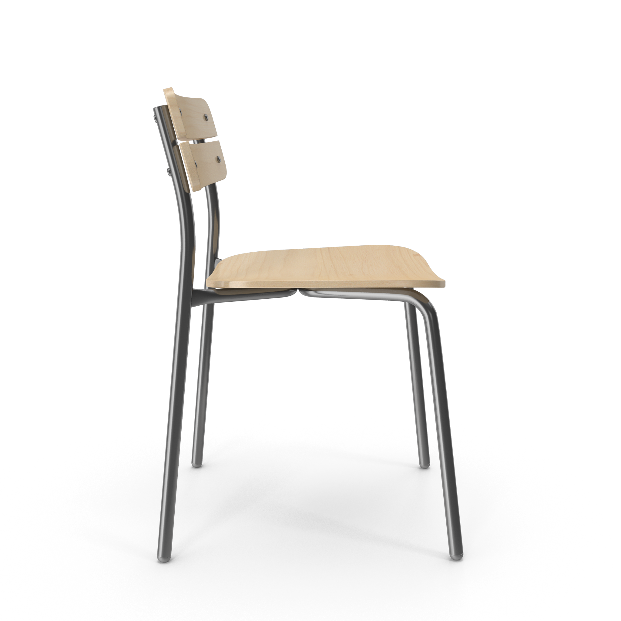 Industrial Schoolhouse Chair - NORMCORE™ Minimalistic