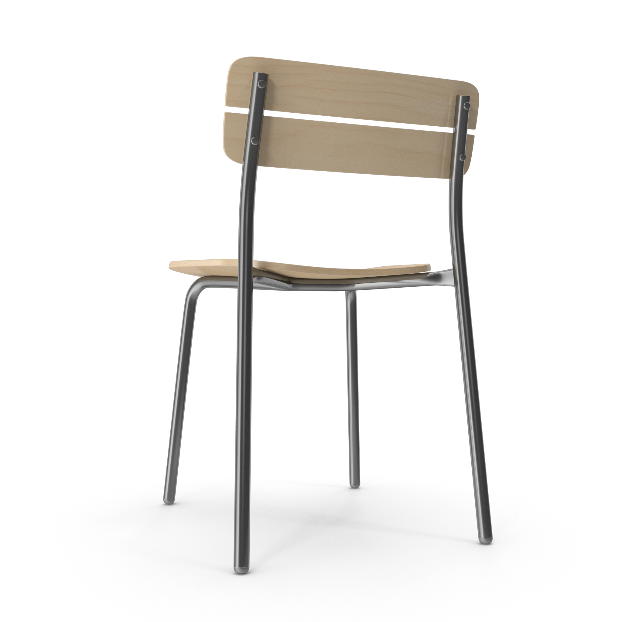 Industrial Schoolhouse Chair - NORMCORE™ Minimalistic
