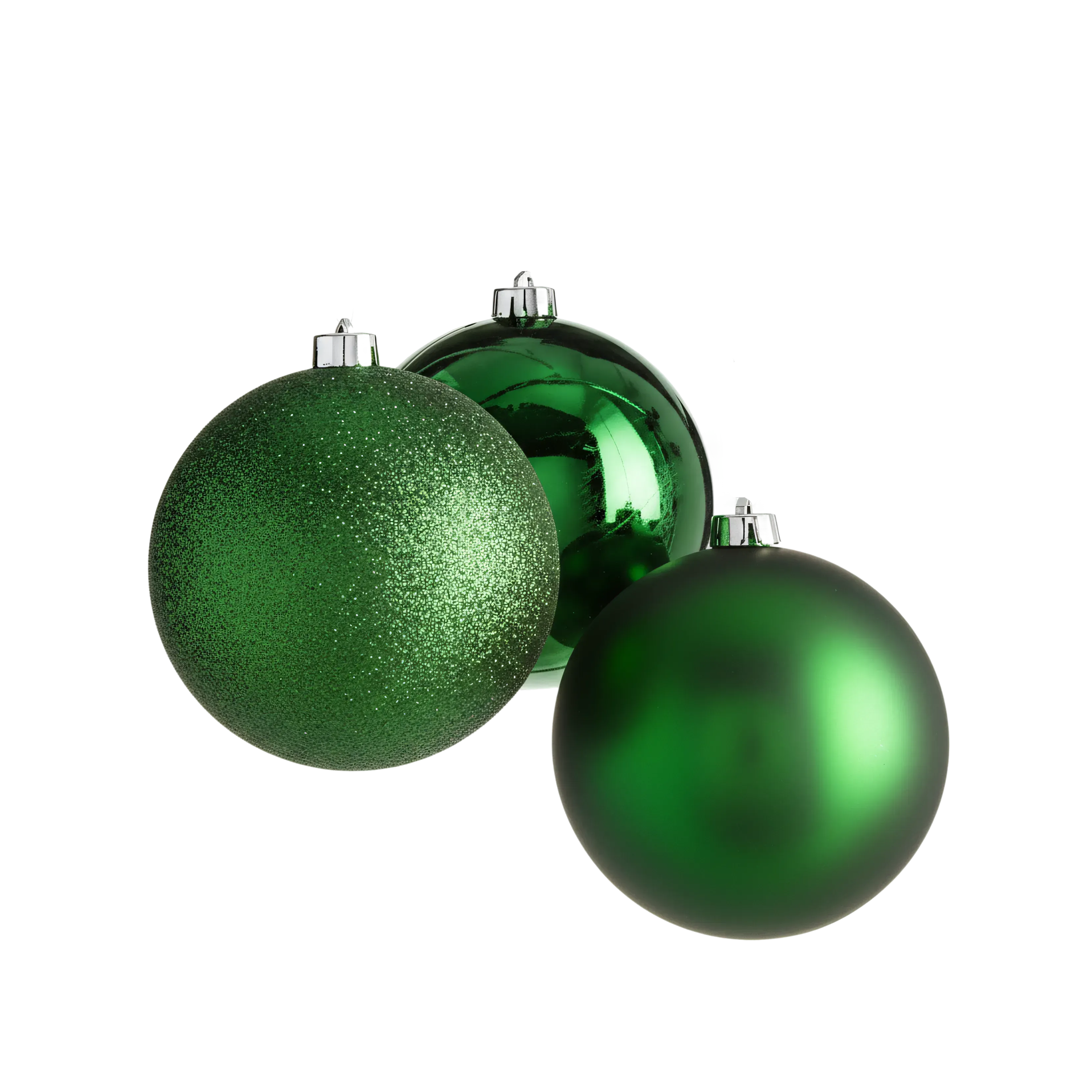 Mixed Finish Christmas Bauble Set
