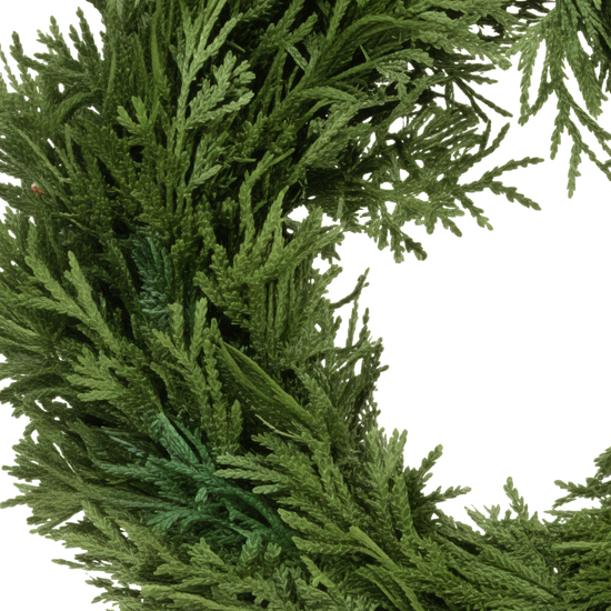 Faux Cedar Christmas Wreath