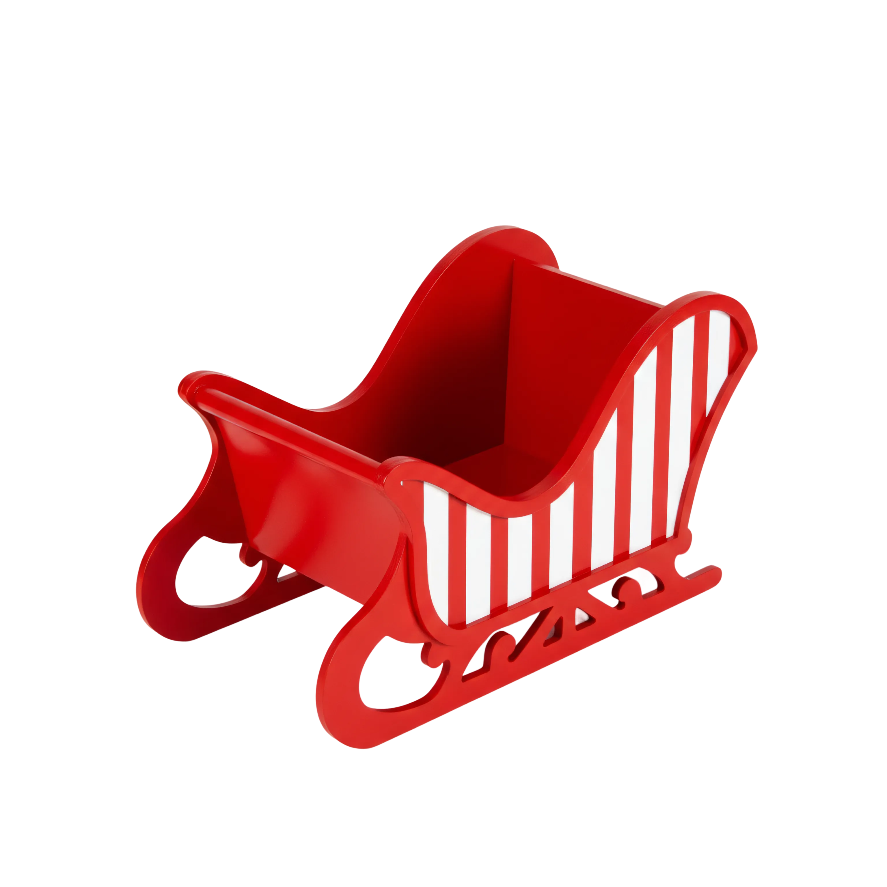 Festive Santa Sleigh Decoration