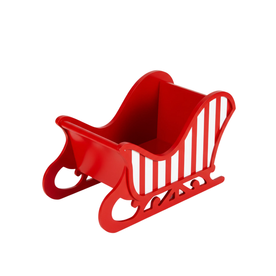 Festive Santa Sleigh Decoration