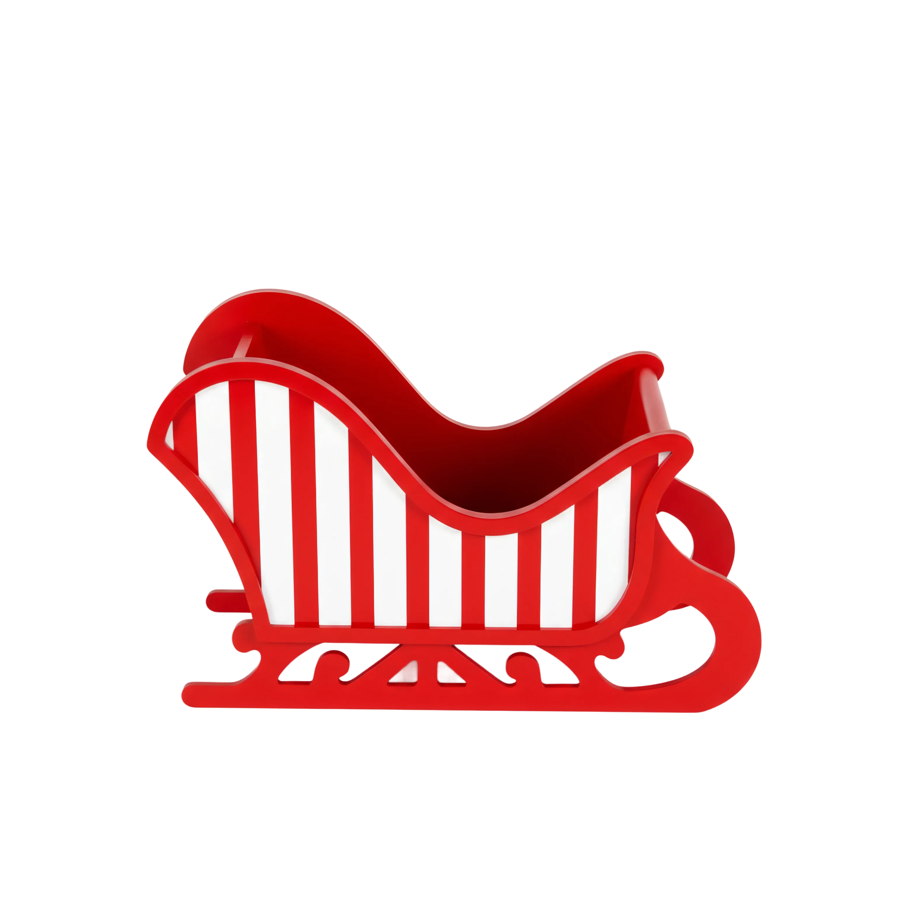 Festive Santa Sleigh Decoration