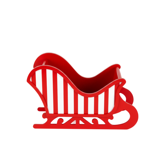 Festive Santa Sleigh Decoration