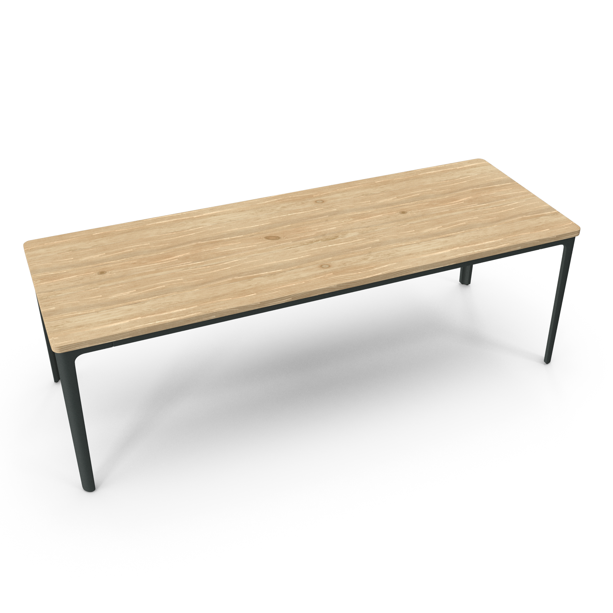 Modern Wood and Metal Table - NORMCORE™ Minimalistic