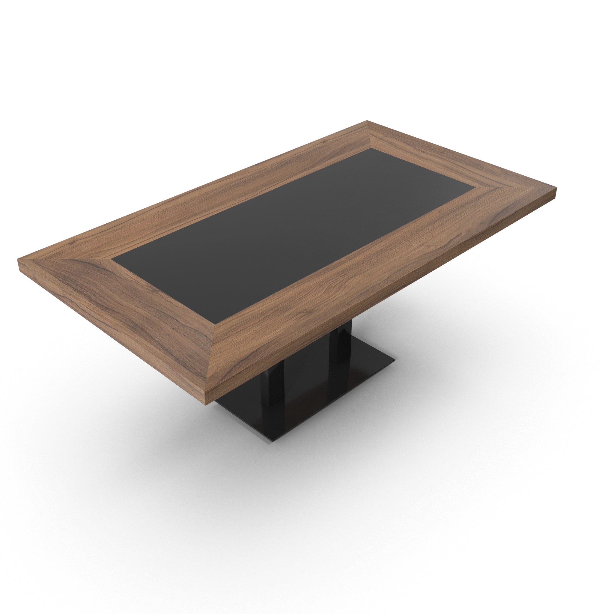 Table with Two-Column Base - NORMCORE™ Minimalistic