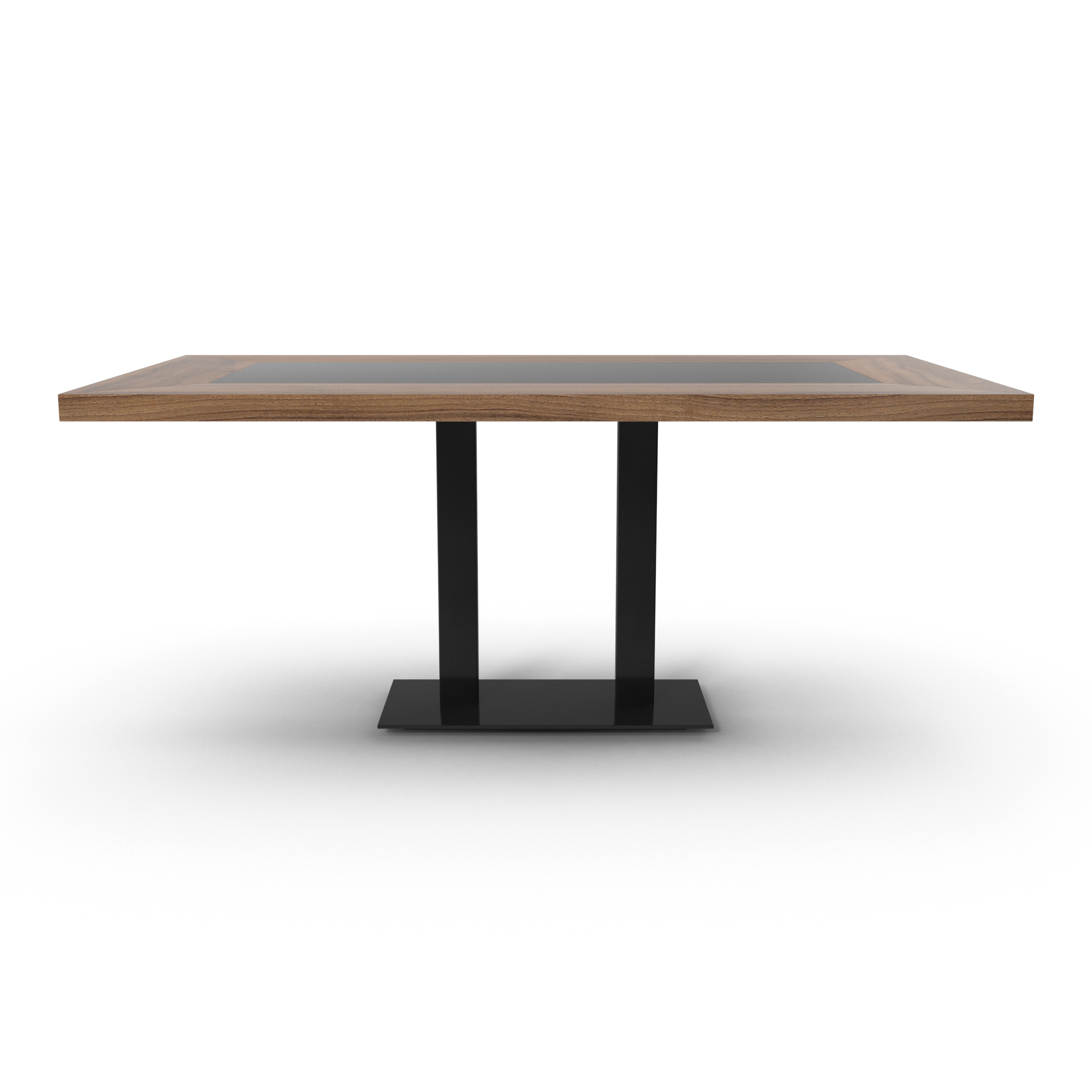 Table with Two-Column Base - NORMCORE™ Minimalistic
