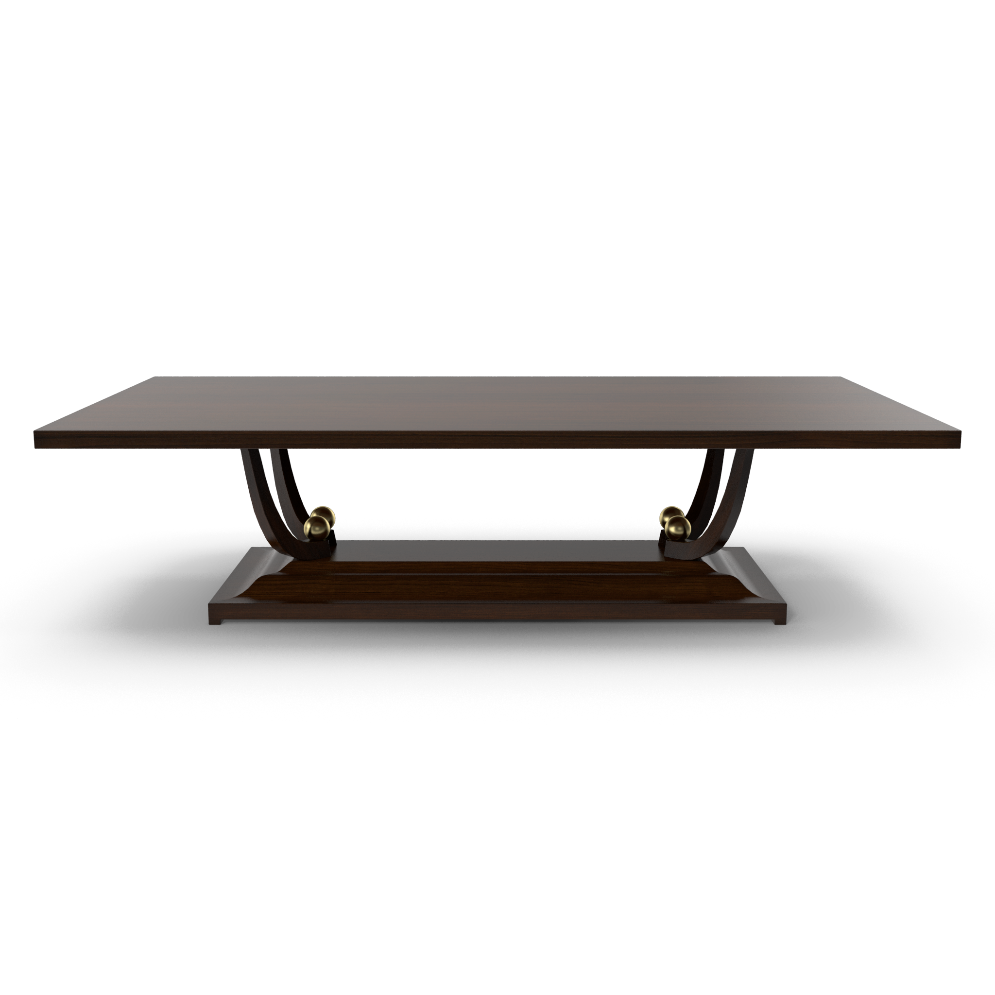 Oval Table with Curved Supports - NORMCORE™ Minimalistic
