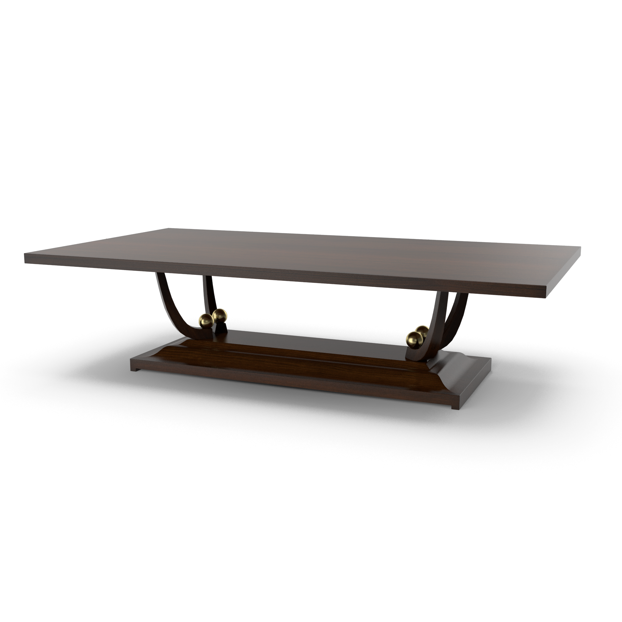 Oval Table with Curved Supports - NORMCORE™ Minimalistic