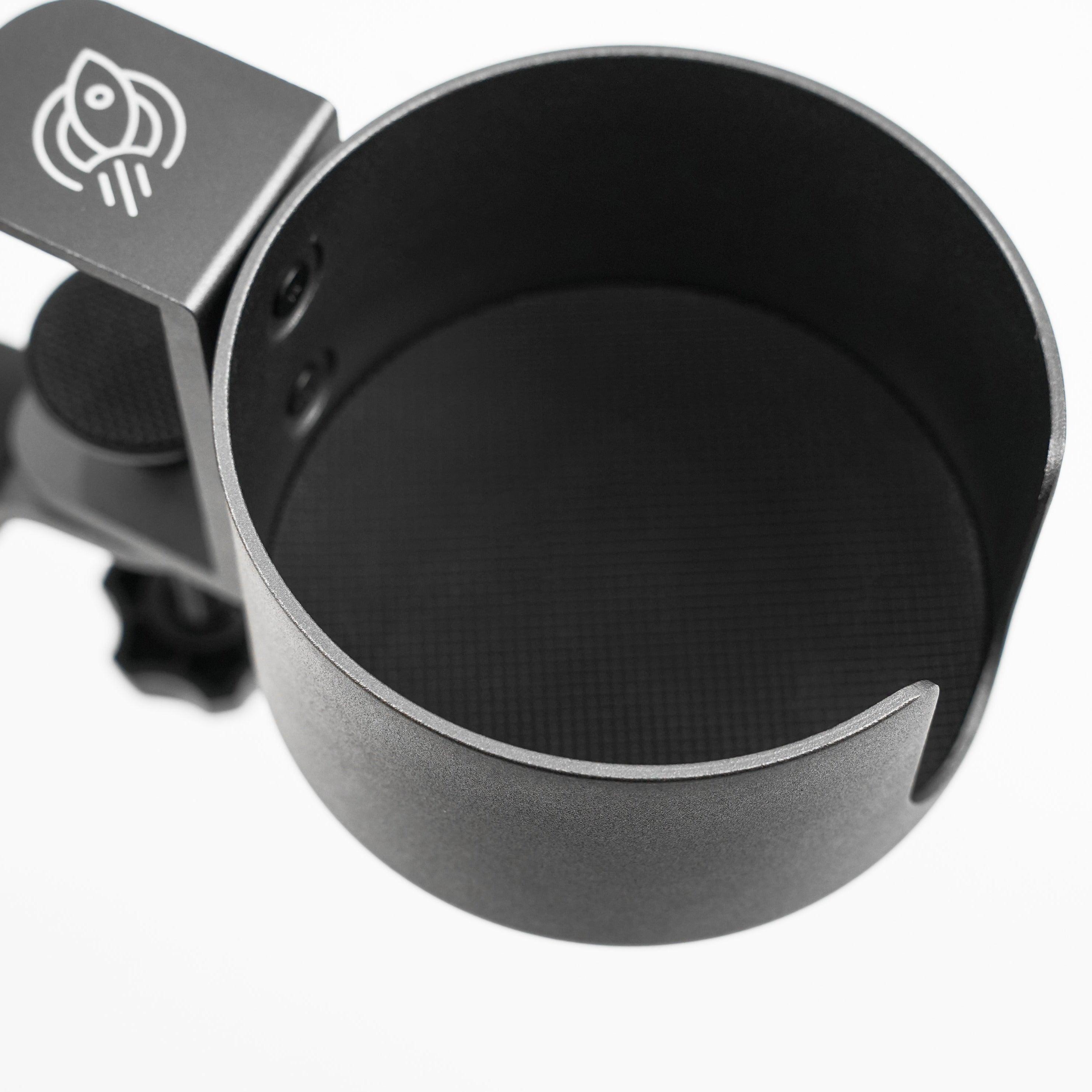Table clamp cup holder with integrated hanger - NORMCORE™ Minimalistic
