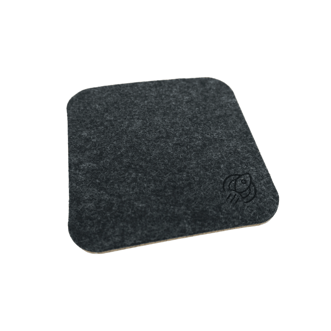 Premium Felt/Oak Coasters - NORMCORE™ Minimalistic
