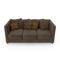 Cozy Contemporary Three-Seater Sofa - NORMCORE™ Minimalistic