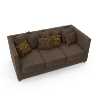 Cozy Contemporary Three-Seater Sofa - NORMCORE™ Minimalistic