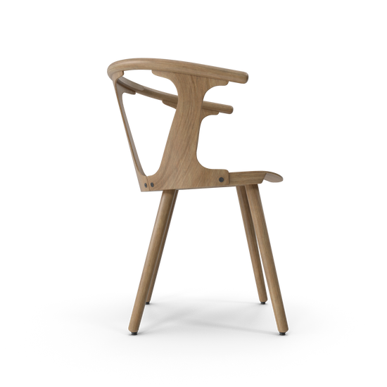 Sculptural Wood Dining Chair