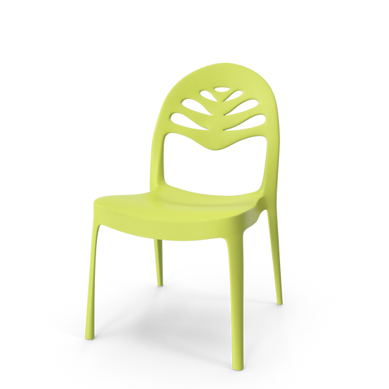 Leaf Back Stacking Chair