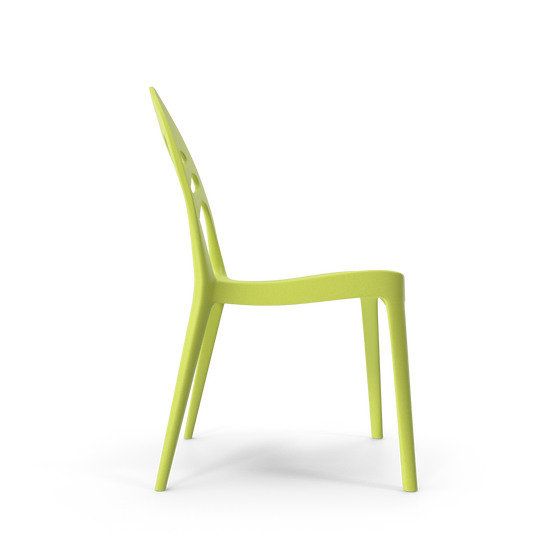 Leaf Back Stacking Chair