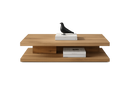 Two-Tier Wooden Coffee Table