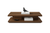 Two-Tier Wooden Coffee Table