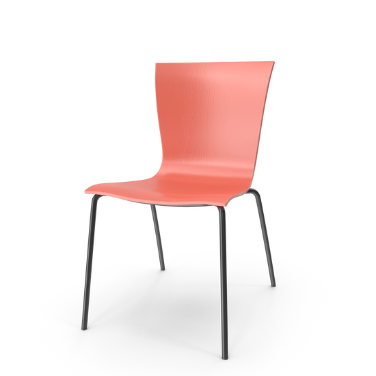 Modern Molded Plastic Dining Chair