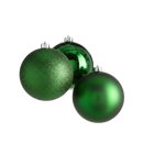 Mixed Finish Christmas Bauble Set