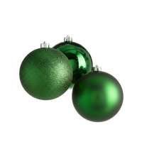 Mixed Finish Christmas Bauble Set