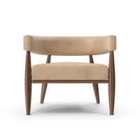 Modern Barrel Back Armchair - NORMCORE™ Minimalistic