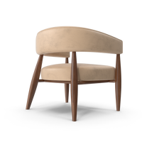Modern Barrel Back Armchair - NORMCORE™ Minimalistic