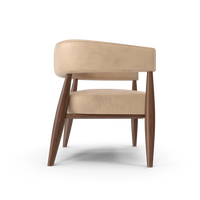 Modern Barrel Back Armchair - NORMCORE™ Minimalistic