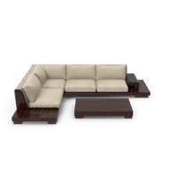Modern L Shape Sofa And Table Set - NORMCORE™ Minimalistic