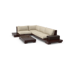 Modern L Shape Sofa And Table Set - NORMCORE™ Minimalistic