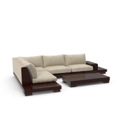 Modern L Shape Sofa And Table Set - NORMCORE™ Minimalistic