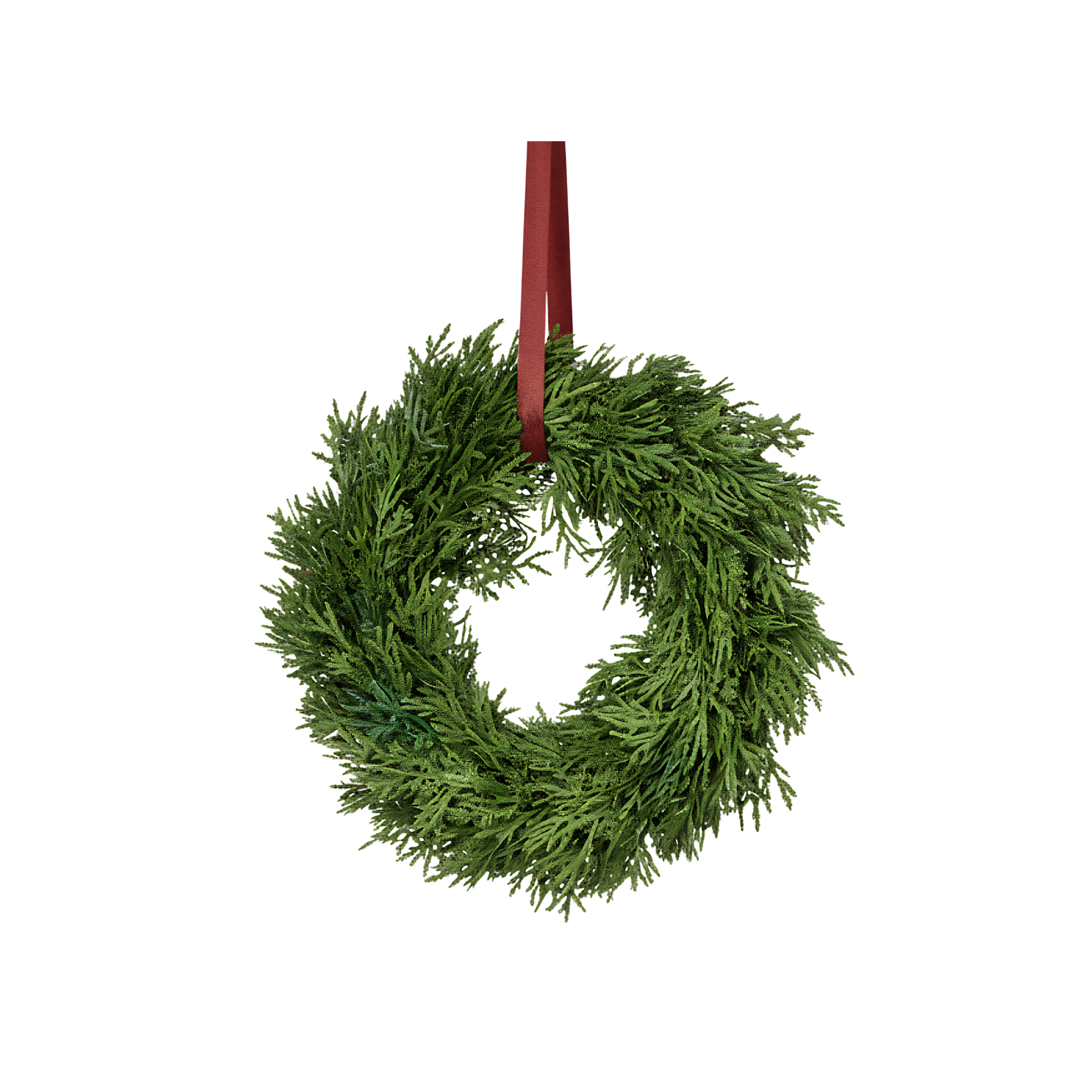 Faux Cedar Christmas Wreath
