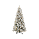 Snowy Prelit Christmas Tree