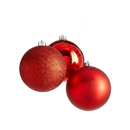 Mixed Finish Christmas Bauble Set