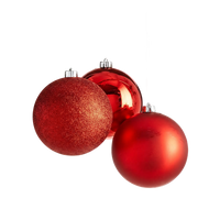 Mixed Finish Christmas Bauble Set