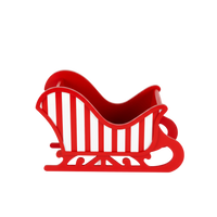 Festive Santa Sleigh Decoration