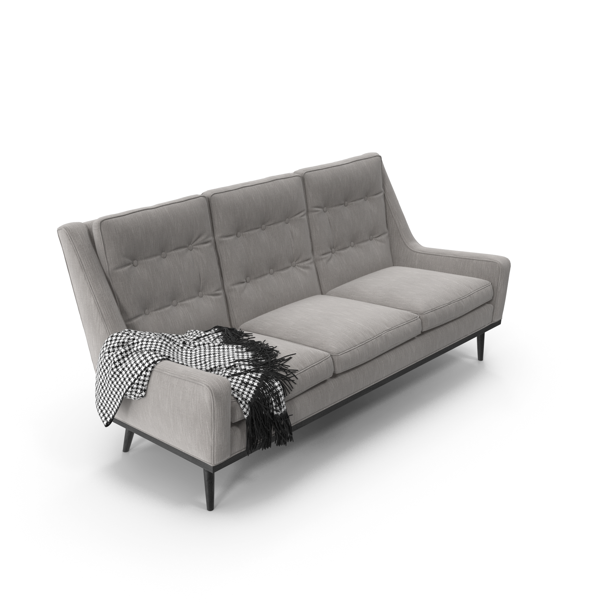 Elegant High-Back Sofa with Button Tufting - NORMCORE™ Minimalistic