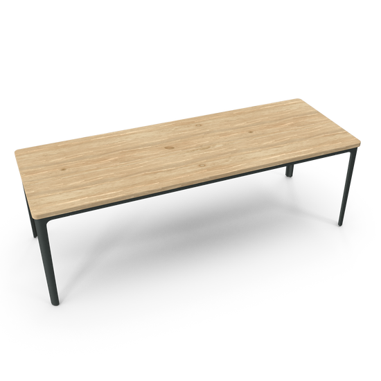 Modern Wood and Metal Table
