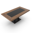 Table with Two-Column Base - NORMCORE™ Minimalistic