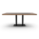 Table with Two-Column Base - NORMCORE™ Minimalistic